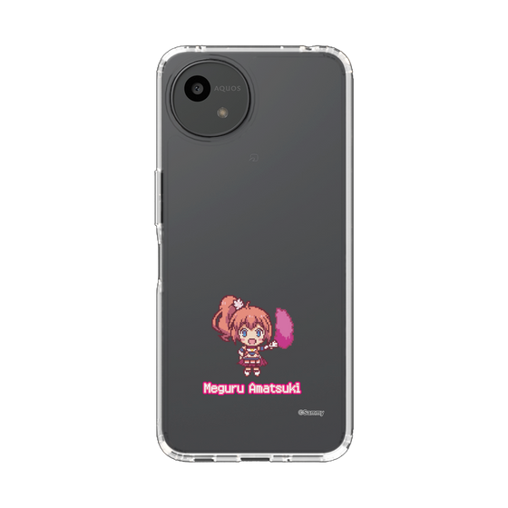 スリムプロテクションケース［ ツインエンジェル - 天月 めぐる - ドットイラスト ］