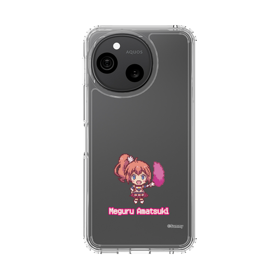 スリムプロテクションケース［ ツインエンジェル - 天月 めぐる - ドットイラスト ］