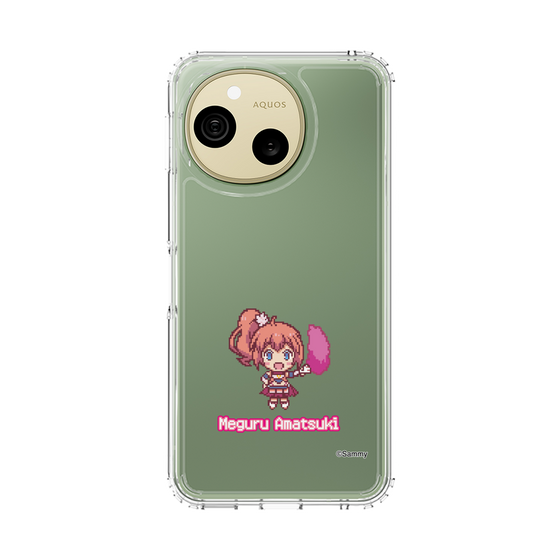 スリムプロテクションケース［ ツインエンジェル - 天月 めぐる - ドットイラスト ］