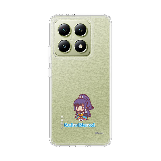 スリムプロテクションケース［ ツインエンジェル - 如月 すみれ - ドットイラスト ］
