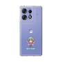 スリムプロテクションケース［ ツインエンジェル - ナイン・ヴァイオレット - ドットイラスト ］