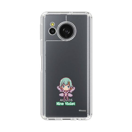 スリムプロテクションケース［ ツインエンジェル - ナイン・ヴァイオレット - ドットイラスト ］