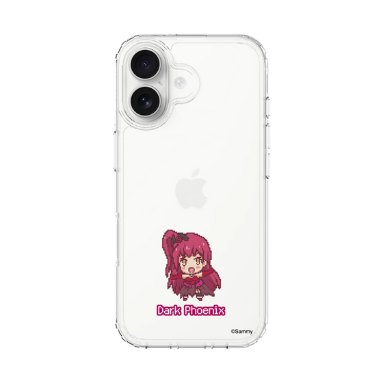 スリムプロテクションケース［ ツインエンジェル - ダークフェニックス - ドットイラスト ］