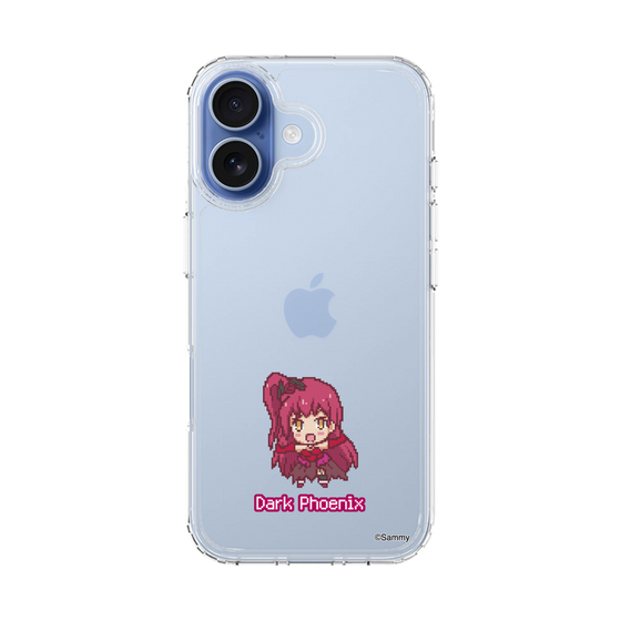 スリムプロテクションケース［ ツインエンジェル - ダークフェニックス - ドットイラスト ］