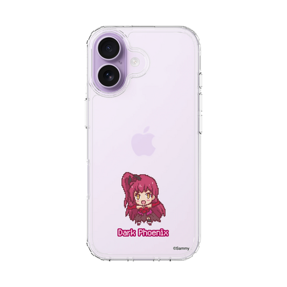 スリムプロテクションケース［ ツインエンジェル - ダークフェニックス - ドットイラスト ］