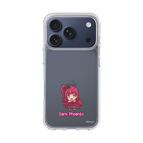 スリムプロテクションケース［ ツインエンジェル - ダークフェニックス - ドットイラスト ］