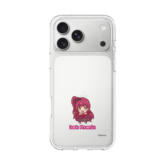 スリムプロテクションケース［ ツインエンジェル - ダークフェニックス - ドットイラスト ］