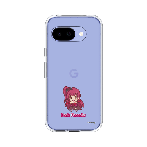 スリムプロテクションケース［ ツインエンジェル - ダークフェニックス - ドットイラスト ］