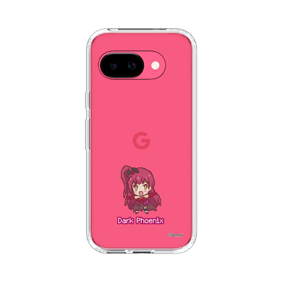 スリムプロテクションケース［ ツインエンジェル - ダークフェニックス - ドットイラスト ］