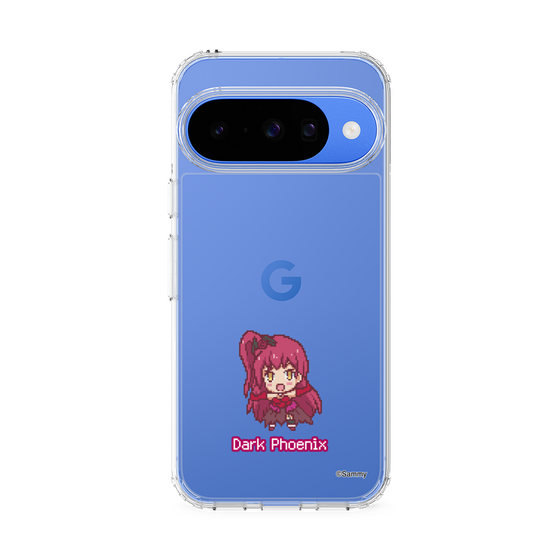 スリムプロテクションケース［ ツインエンジェル - ダークフェニックス - ドットイラスト ］