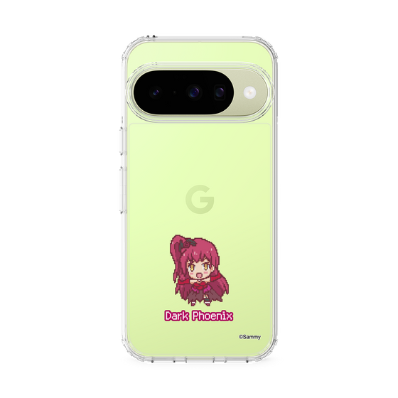 スリムプロテクションケース［ ツインエンジェル - ダークフェニックス - ドットイラスト ］