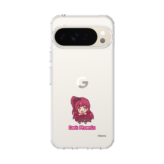 スリムプロテクションケース［ ツインエンジェル - ダークフェニックス - ドットイラスト ］