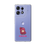 スリムプロテクションケース［ ツインエンジェル - ダークフェニックス - ドットイラスト ］