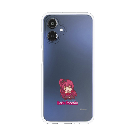 スリムプロテクションケース［ ツインエンジェル - ダークフェニックス - ドットイラスト ］