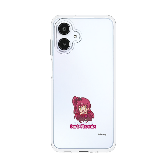 スリムプロテクションケース［ ツインエンジェル - ダークフェニックス - ドットイラスト ］