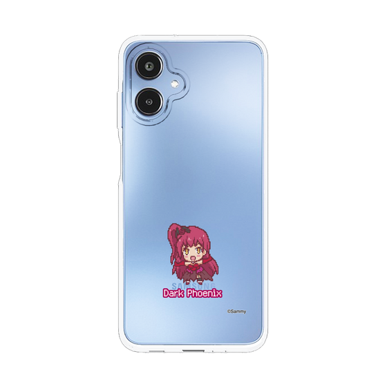 スリムプロテクションケース［ ツインエンジェル - ダークフェニックス - ドットイラスト ］