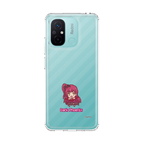 スリムプロテクションケース［ ツインエンジェル - ダークフェニックス - ドットイラスト ］