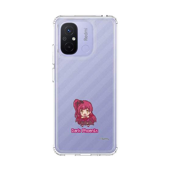 スリムプロテクションケース［ ツインエンジェル - ダークフェニックス - ドットイラスト ］
