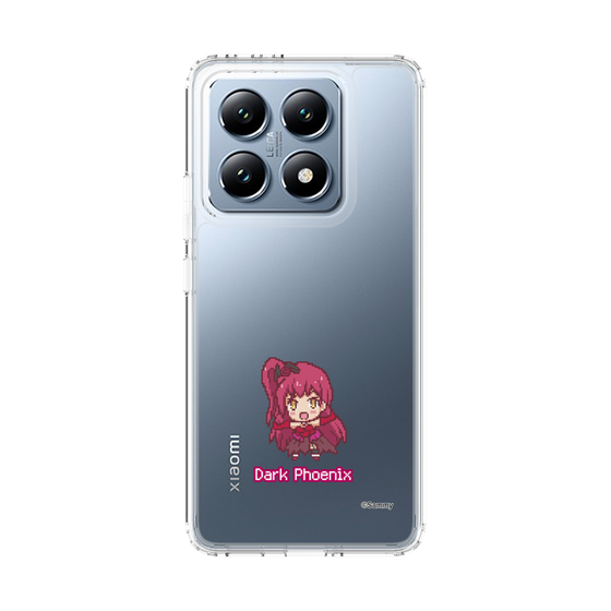 スリムプロテクションケース［ ツインエンジェル - ダークフェニックス - ドットイラスト ］