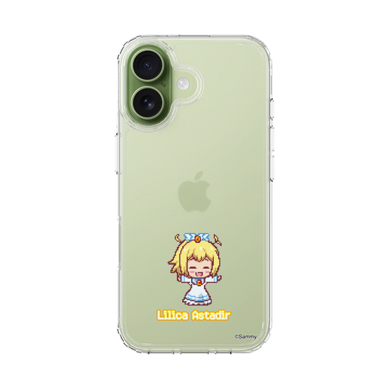 スリムプロテクションケース［ ツインエンジェル - リリカ・アスタディール - ドットイラスト ］