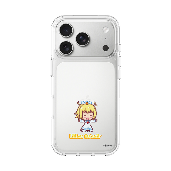 スリムプロテクションケース［ ツインエンジェル - リリカ・アスタディール - ドットイラスト ］