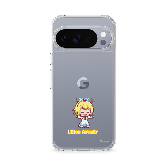 スリムプロテクションケース［ ツインエンジェル - リリカ・アスタディール - ドットイラスト ］