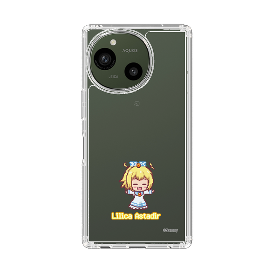 スリムプロテクションケース［ ツインエンジェル - リリカ・アスタディール - ドットイラスト ］