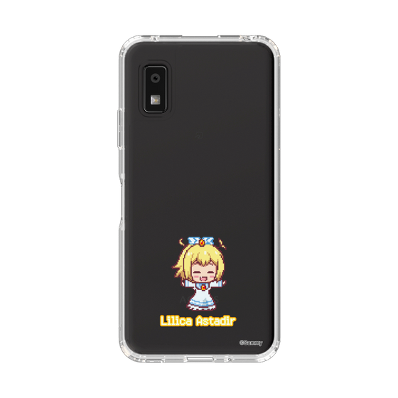 スリムプロテクションケース［ ツインエンジェル - リリカ・アスタディール - ドットイラスト ］