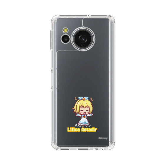 スリムプロテクションケース［ ツインエンジェル - リリカ・アスタディール - ドットイラスト ］