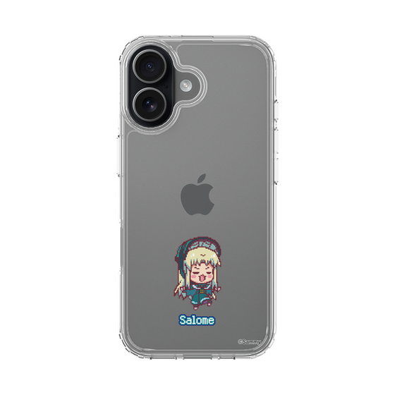 スリムプロテクションケース［ ツインエンジェル - サロメ - ドットイラスト ］