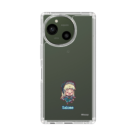 スリムプロテクションケース［ ツインエンジェル - サロメ - ドットイラスト ］