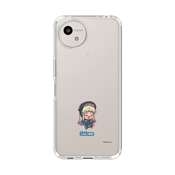 スリムプロテクションケース［ ツインエンジェル - サロメ - ドットイラスト ］