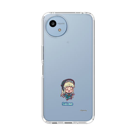 スリムプロテクションケース［ ツインエンジェル - サロメ - ドットイラスト ］