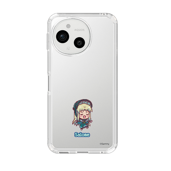 スリムプロテクションケース［ ツインエンジェル - サロメ - ドットイラスト ］