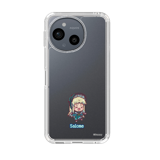 スリムプロテクションケース［ ツインエンジェル - サロメ - ドットイラスト ］