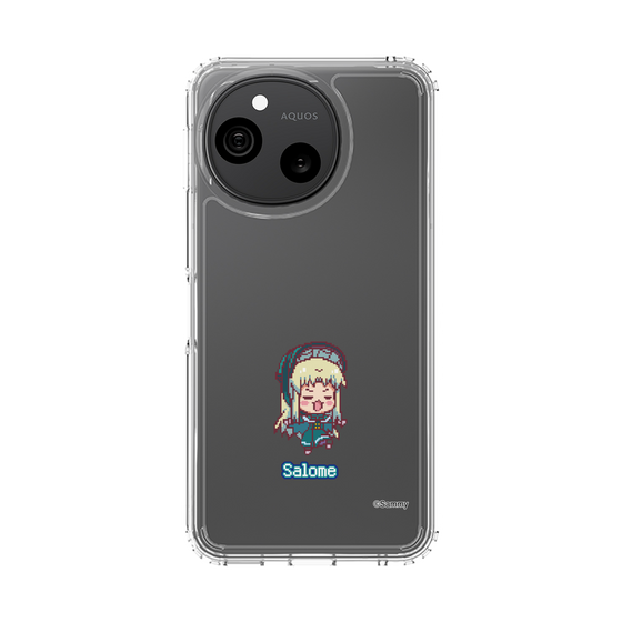 スリムプロテクションケース［ ツインエンジェル - サロメ - ドットイラスト ］