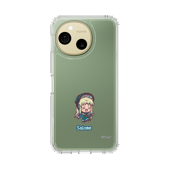 スリムプロテクションケース［ ツインエンジェル - サロメ - ドットイラスト ］