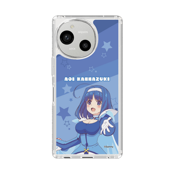 スリムプロテクションケース［ ツインエンジェル - 神無月 葵 - ブルーエンジェル ］