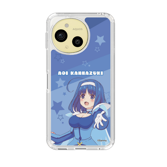 スリムプロテクションケース［ ツインエンジェル - 神無月 葵 - ブルーエンジェル ］