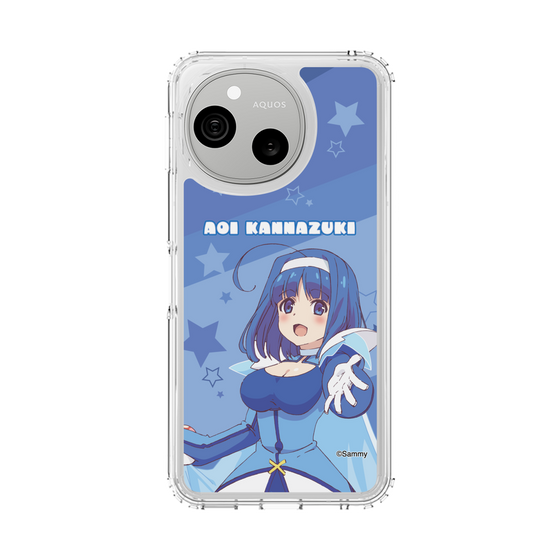 スリムプロテクションケース［ ツインエンジェル - 神無月 葵 - ブルーエンジェル ］