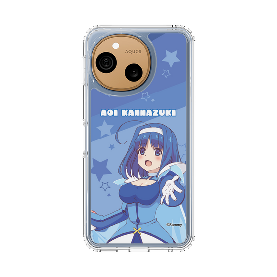 スリムプロテクションケース［ ツインエンジェル - 神無月 葵 - ブルーエンジェル ］