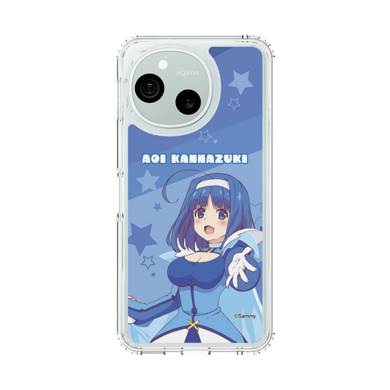 スリムプロテクションケース［ ツインエンジェル - 神無月 葵 - ブルーエンジェル ］