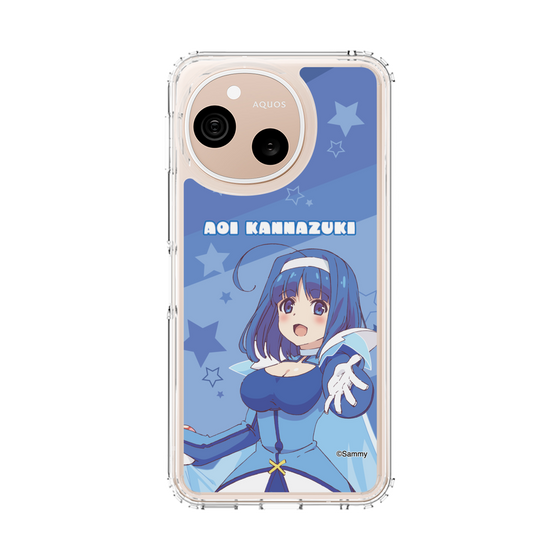 スリムプロテクションケース［ ツインエンジェル - 神無月 葵 - ブルーエンジェル ］