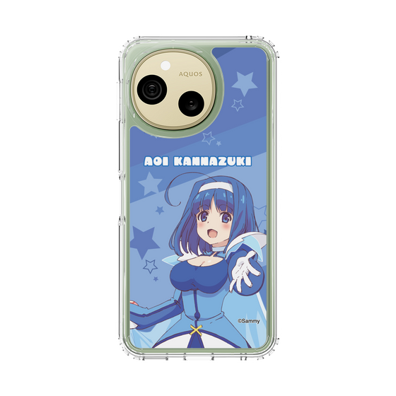 スリムプロテクションケース［ ツインエンジェル - 神無月 葵 - ブルーエンジェル ］