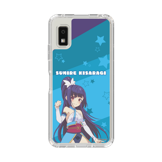 スリムプロテクションケース［ ツインエンジェル - 如月 すみれ - エンジェルサファイア ］