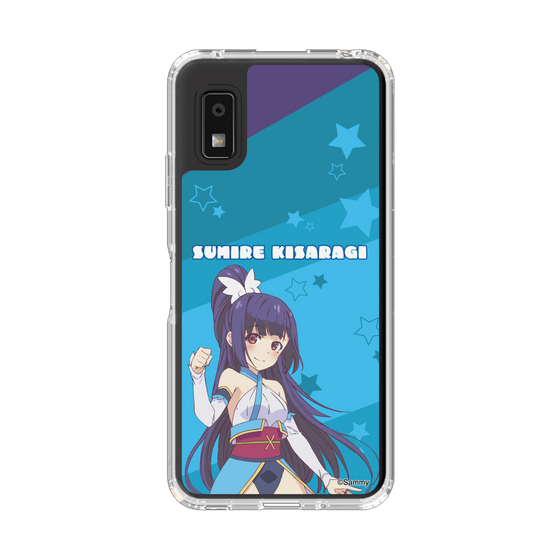 スリムプロテクションケース［ ツインエンジェル - 如月 すみれ - エンジェルサファイア ］