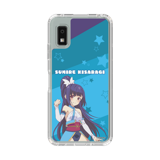 スリムプロテクションケース［ ツインエンジェル - 如月 すみれ - エンジェルサファイア ］