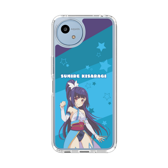 スリムプロテクションケース［ ツインエンジェル - 如月 すみれ - エンジェルサファイア ］