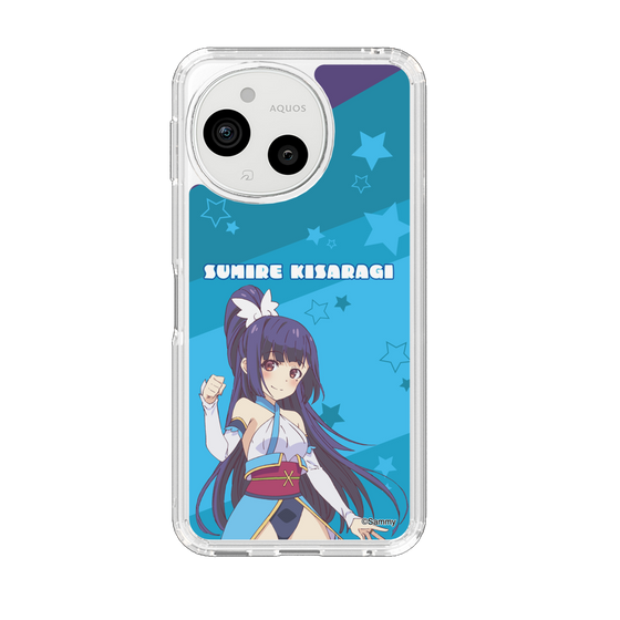 スリムプロテクションケース［ ツインエンジェル - 如月 すみれ - エンジェルサファイア ］