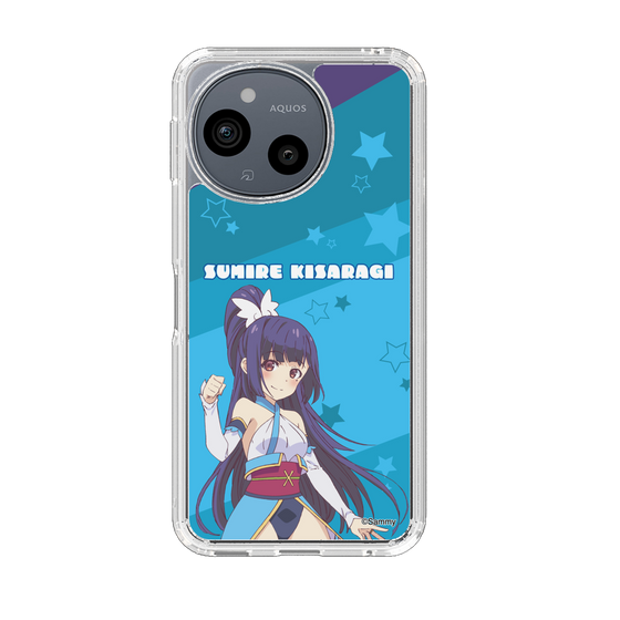 スリムプロテクションケース［ ツインエンジェル - 如月 すみれ - エンジェルサファイア ］